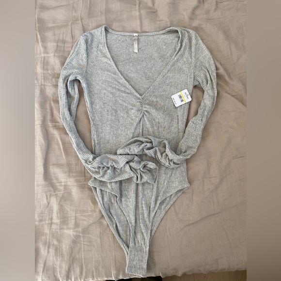 Free People cozy up with me bodysuit - Picture 2 of 3